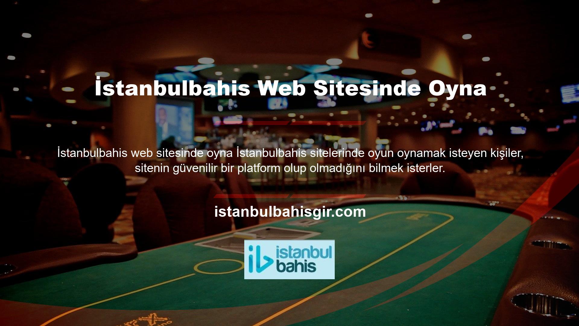 İstanbulbahis güvenebilir misin? Araştırmalarım sırasında bu sitenin oldukça güvenilir bir platform olduğunu gördüm