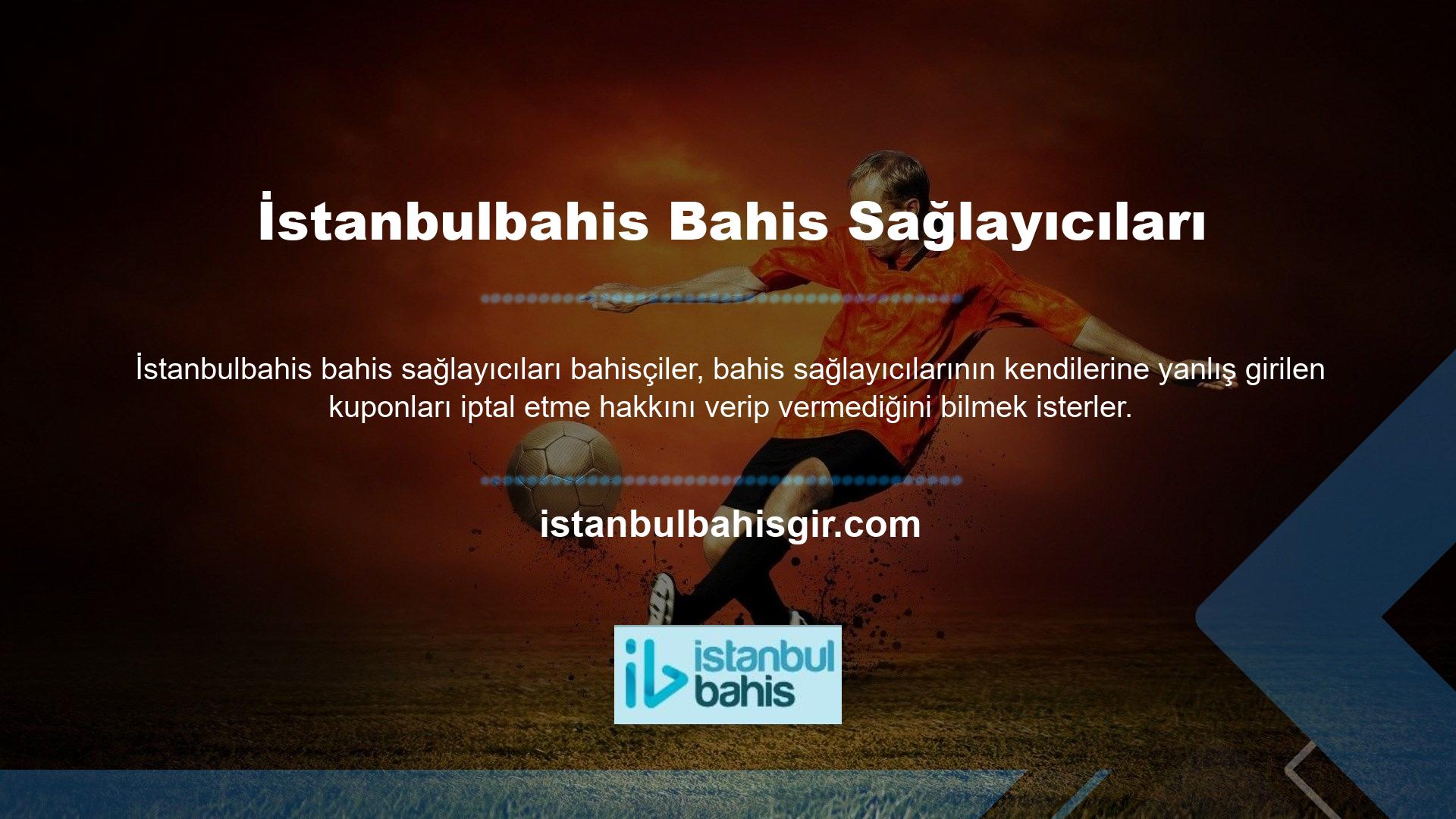 İstanbulbahis, sanal bahis kuponu iptal özelliği ile bahisçilere hatalı işaretlenmiş kuponları oyun başlayana kadar koşulsuz olarak iptal etme olanağı sunmaktadır
